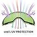 OutdoorMaster OTG Ski Goggles - Over Glasses Ski / Snowboard Goggles for Men, Women & Youth - 100% UV Protection (Black Frame + VLT 80% Light Green Lens)