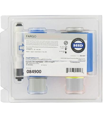 Amazon.com: Genuine Fargo YMCK Color Ribbon for Fargo HDP6600