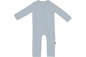KYTE BABY Zippered Rompers, Unisex, Rayon Made from Bamboo (0-24 Months