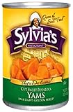 Sylvia's Yams in Light Syrup, 15 Ounce Packages