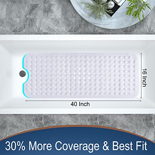 Yimobra Original Extra Long Bath Tub Shower Floor Mat, Non Slip