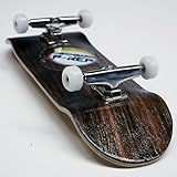 P-Rep 32mm SPACED Complete Wooden Fingerboard Kit w CNC Lathed Bearing Wheels - Ebony