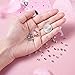Pandahall 50pcs 3.8-4mm Square Brass Grade A Rhinestone Beads Chaton Montee Sew On Beads Silver Metal Color Mixed Color Jewelry Makings
