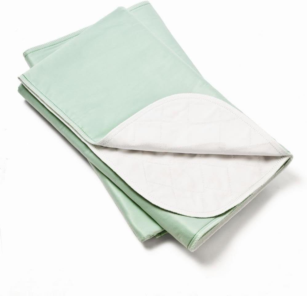 6 Pack, Bed Pad Standard Reusable Underpad Washable 34x36 Green