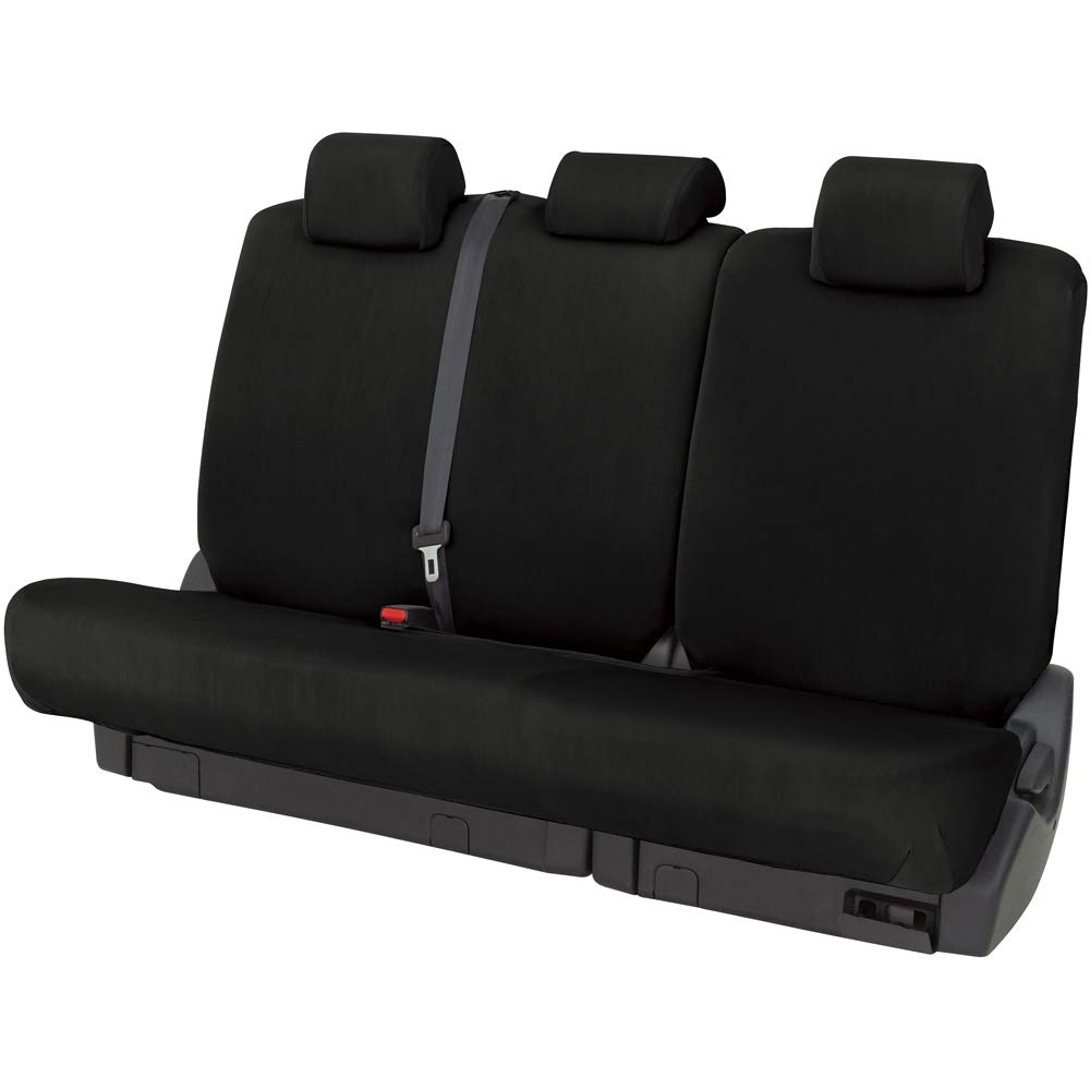ボンフォーム(BONFORM) シートカバー スキニーニット 軽/普通車 丸洗いOK 撥水素材 リヤシートベルト対応 伸縮生地 フリー6:4ブンカツリヤ ブラック [ 4040-64BK ]商品画像