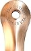 Metal Shoe Horn 8 in - Made in the USA - Antique Brushed Copper JC Cole