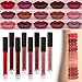 FOCALLURE Matte Lip Gloss Long Lasting Waterproof Moisturizing Lipstick Makeup Cosmetic 15 Types(#1)