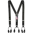 HOLD'EM 100% Silk Suspenders For Men Y-Back Button End Made in USA – Many Colors and Designs