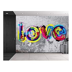 BRAND_NAMEColorful Graffiti Large Wall Mural Removable Peel and Stick Wallpaper