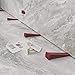 T-Lock - 1000 red wedges PERFECT LEVEL MASTER - Professional Anti lippage Tile leveling system - (white T-Lock clips spacers not included and sold separately)