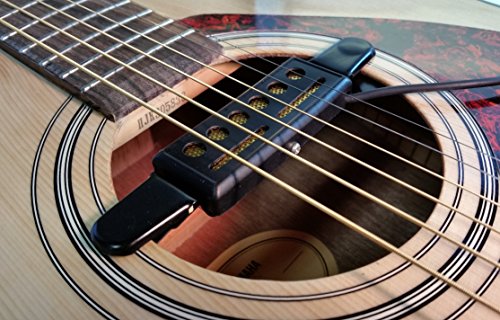 Teisco Del Rey(TM)-style "Gold Foil" Clip-in Magnetic Pickup with Amp Cord