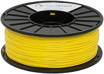 MakeShaper Filament, PLA, 3.00 mm, 1 Kg, Yellow