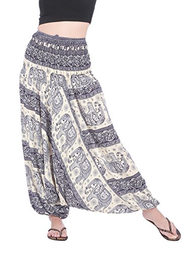 Candyhusky women gypsy hippie boho baggy loose fit elas…