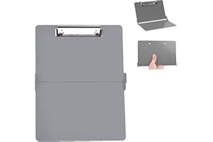 JEBBLAS Handy Foldable Solid Clipboard, Easy to Carry, Around in Scrub Pocket Folds and Fits Into The White Coat Pocket for P