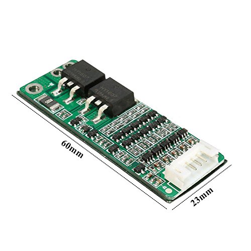 5S 15A BMS Protection PCB Board for 5 Packs 18650 Li-ion Lithium Battery Cell