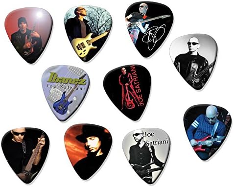 Joe Satriani Classic Set of 10 Electric Acoustic Guitar Plectrums