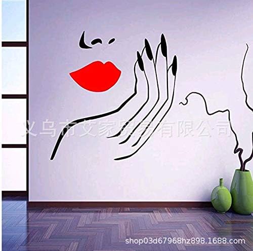 Home Kitchen Artwork Wall Stickers, Art Sticker Decal Mural Black 57x48cm