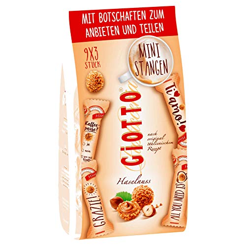 FERRERO Giotto Hazelnut Mini Pralines 9 x 12,9g