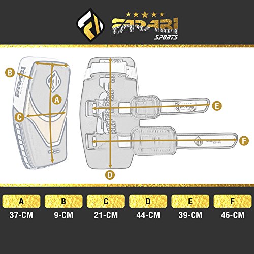 image for Farabi Sports Farabi kick shield thai pad MMA muay thai Shield Curved 