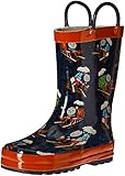 Western Chief Kids' Boys' Waterproof Easy-on Character Rain Boot