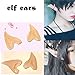 Kbraveo 4 Pair Realistic Elf Ear Fake Ears Ear Tips For Cosplay Parties
