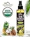 US Organic Body Oil, Smooth Caribbean Coconut - Jojoba and Olive Oil with Vitamin E, USDA Certified, No Alcohol, Paraben, Artificial Detergents, Color or Synthetic perfume, 5 Fl.oz (Caribbean Coconut)