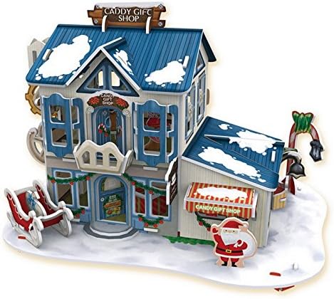 3d Jigsaw Toys Puzzle Model 2216.715cm Cabin Christmas Educational Paper Papercraft Home Adornment For Gift