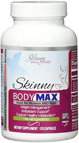 Skinny Body Max - All Natural Appetite Suppressant and Weight loss Supplement - 120 Capsules