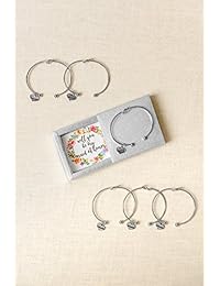 Brazalete crujiente para regalo de dama de honor, pulsera de nudo para regalo de fiesta de novia, brazalete de propuesta de dama de honor, propuesta de fiesta de despedida de soltera 1 MOH y 5 dama de honor vienen con cajas de regalo