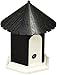 BIG DEAL Ultrasonic Outdoor Dog Bark Controller Anti-Barking Training Tool Device in Birdhouse Shape (Black)
