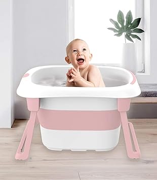 pink baby bath chair
