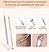 Becoyou 7 Pcs Pimple Popper Tool Kit, Stainless Steel Blackhead Remover Tool Blackhead Removal Tool Pimple Popping Kit Comedone Pimple Extractor Kit Zit Popping Kit with Leather Bag