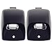 HERCOO License Plate Lights Lamp Lens Hand Black Housing Compatible with Tundra 2002-2013 Tacoma 2005-2015 Pickup Truck Left Right Rear Step Bumper Aftermarket Replacement, Pack of 2