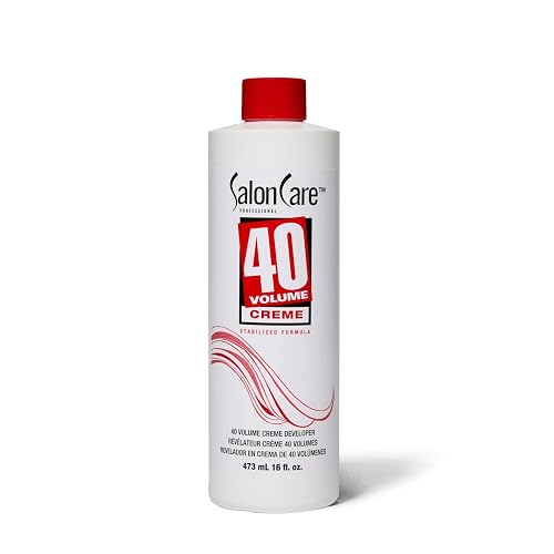 Salon Care 40 Volume Creme Developer, Strong Lift Formula, Easy to ...