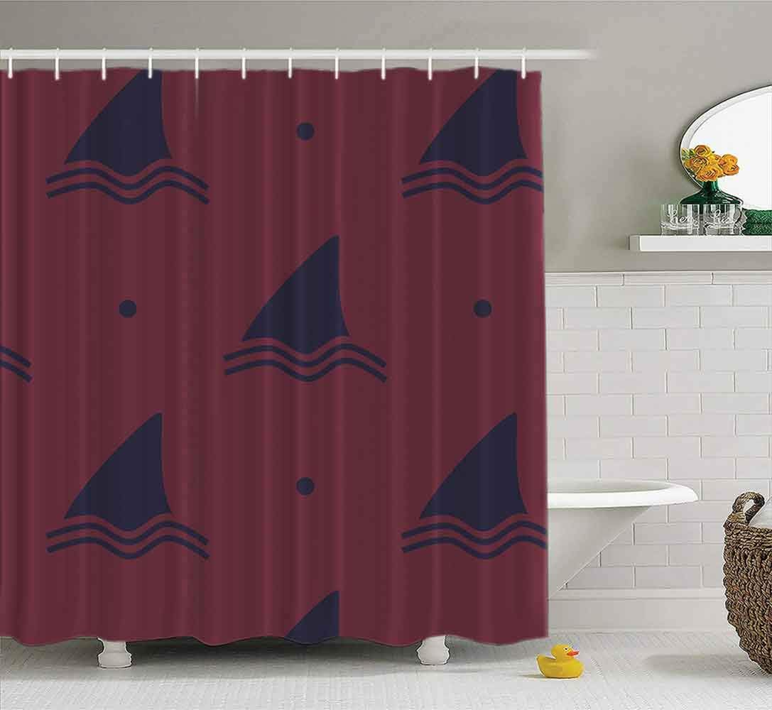 Tooperue Baby Shower Curtain, Shower Curtain for Bathroom with Hooks Whale Shark Very Near Looking You Underwater in Does Not Attack Humans Papua It 78×72 Inch,Eco-Friendly,No Oder,Waterproof