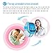 Kids Smart Watch Phone for Girls Boys with GPS Locator Pedometer Fitness Tracker Touch Camera Games Flashlight Anti Lost Alarm Clock Smart Watch (02 Blue Waterproof)