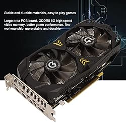 Dpofirs AMD Radeon RX 580 8GB Graphics Card, 3 DP