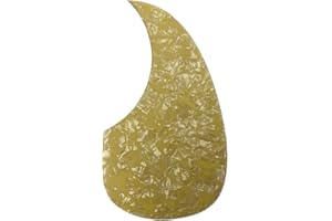 Niko Japanese Material For Martin Style Acoustic Guitar Pickguard Black Florid Red Tortoise Teardrop Peel and Stick Adhesive 