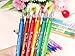 Fashionclubs Ultra Fine Ballpoint Fresh Star Diamond Color Gel Pens Pack of 12