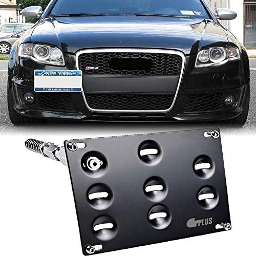 Front Bumper Tow Hook License Plate Bracket for Audi A4 S4 B8 A5 S5 A7 S7 RS4 RS5 RS7 Allroad