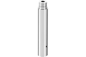 PRIOR FITNESS Pole Extension for 45mm Dance Pole 125/250/500mm or 5”/10”/20” Stainless Steel Accessories Tube to Connect Dancing Pole Titanium Adjust Length Height