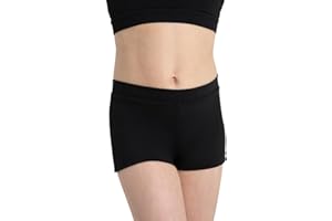 Capezio Girls Team Basic Boys Cut Low Rise Short