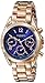 Akribos XXIV Women's AK809RGBU Multifunction Swiss Quartz Movement Watch with Royal Blue Dial and Rose Gold Bracelet