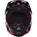 Fox Racing Grav Adult V1 Motocross Motorcycle Helmet - Black/Pink / Small