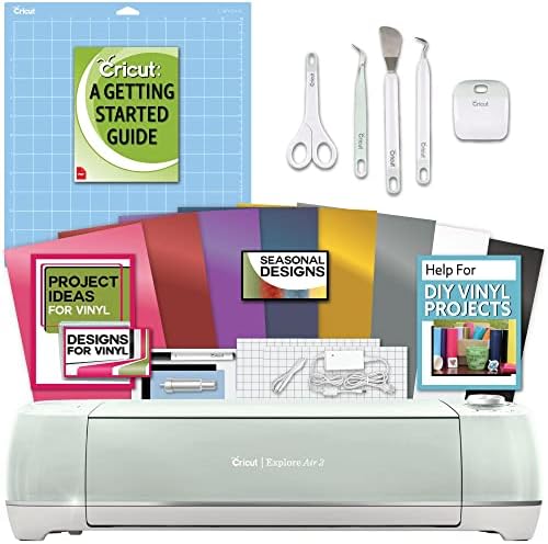 Cricut Air Cricut Explore Air Beginner Bundle Vinyl, Tools