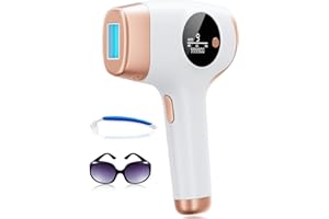 AOPVUI Laser Hair Removal Device for Women and Men, 3-in-1 Upgraded 999,900+ Flashes Painless at-Home IPL Hair Removal Device, Permanent Laser Hair Removal with 2 Mode 9 Energy Levels