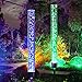 CGN Garden Solar Lights Outdoor Solar Acrylic Bubble RGB Color Changing Solar Powered for Garden Patio Backyard Pathway Decoration (2PCS)