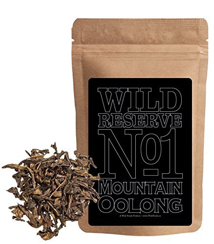 Organic Oolong Tea, Wild Reserve Mountain Oolong Loose Leaf Chinese Tea by Wild Foods (4 ounce)