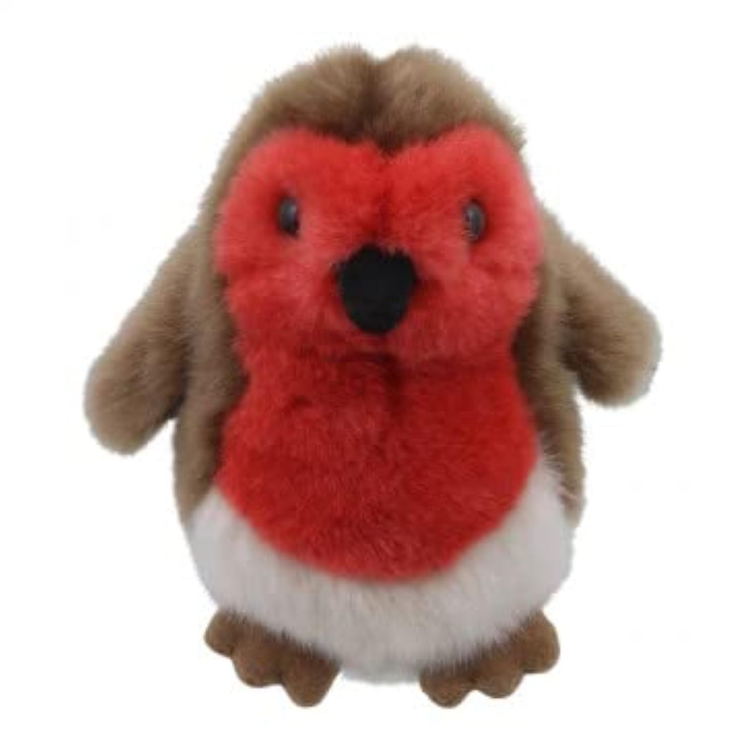 Wilberry Mini Robin - Soft Plush Stuffed Garden Bird Toy with Red for Imaginative Play, Bird Lovers, Adventure - 16cm