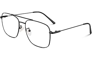 GQUEEN Fake Clear Glasses Non Prescription Glasses Eyeglasses Rectangular Frame, 201512